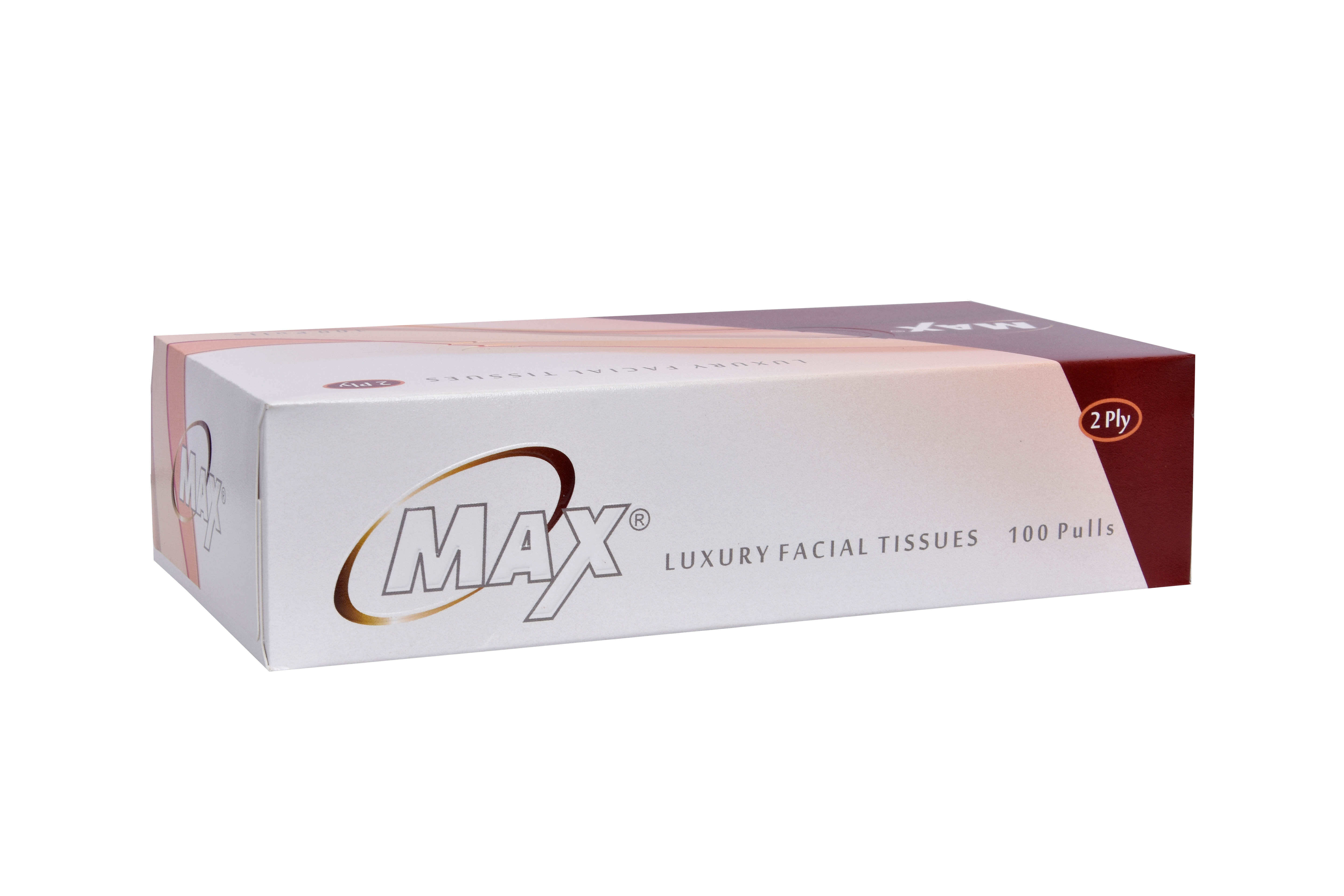 Max Facial Tissue Multi-Colour - 100 Pulls | Virgin Facial Tissue Box | Pack of 12