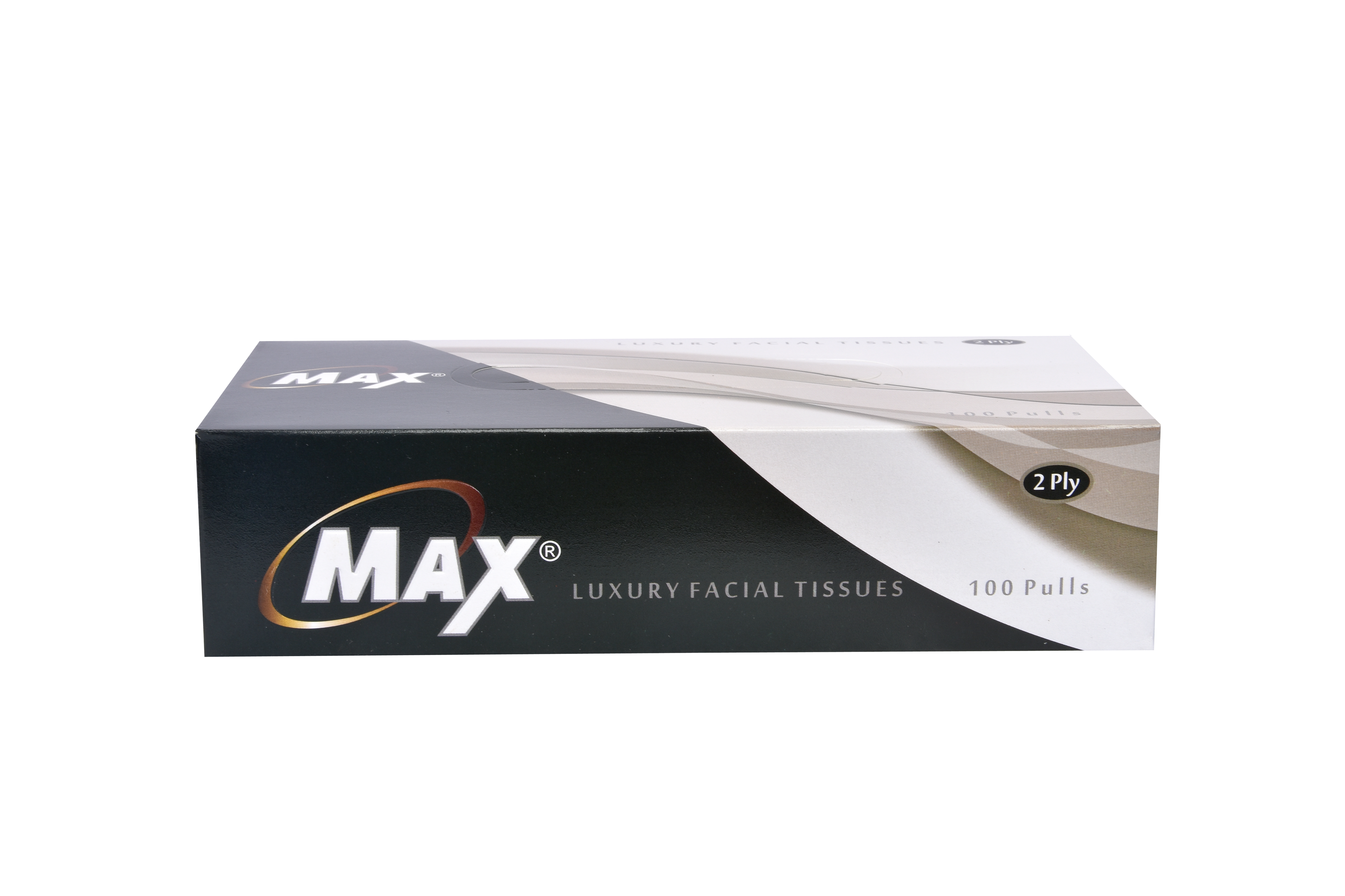 Max Facial Tissue Multi-Colour - 100 Pulls | Virgin Facial Tissue Box | Pack of 12