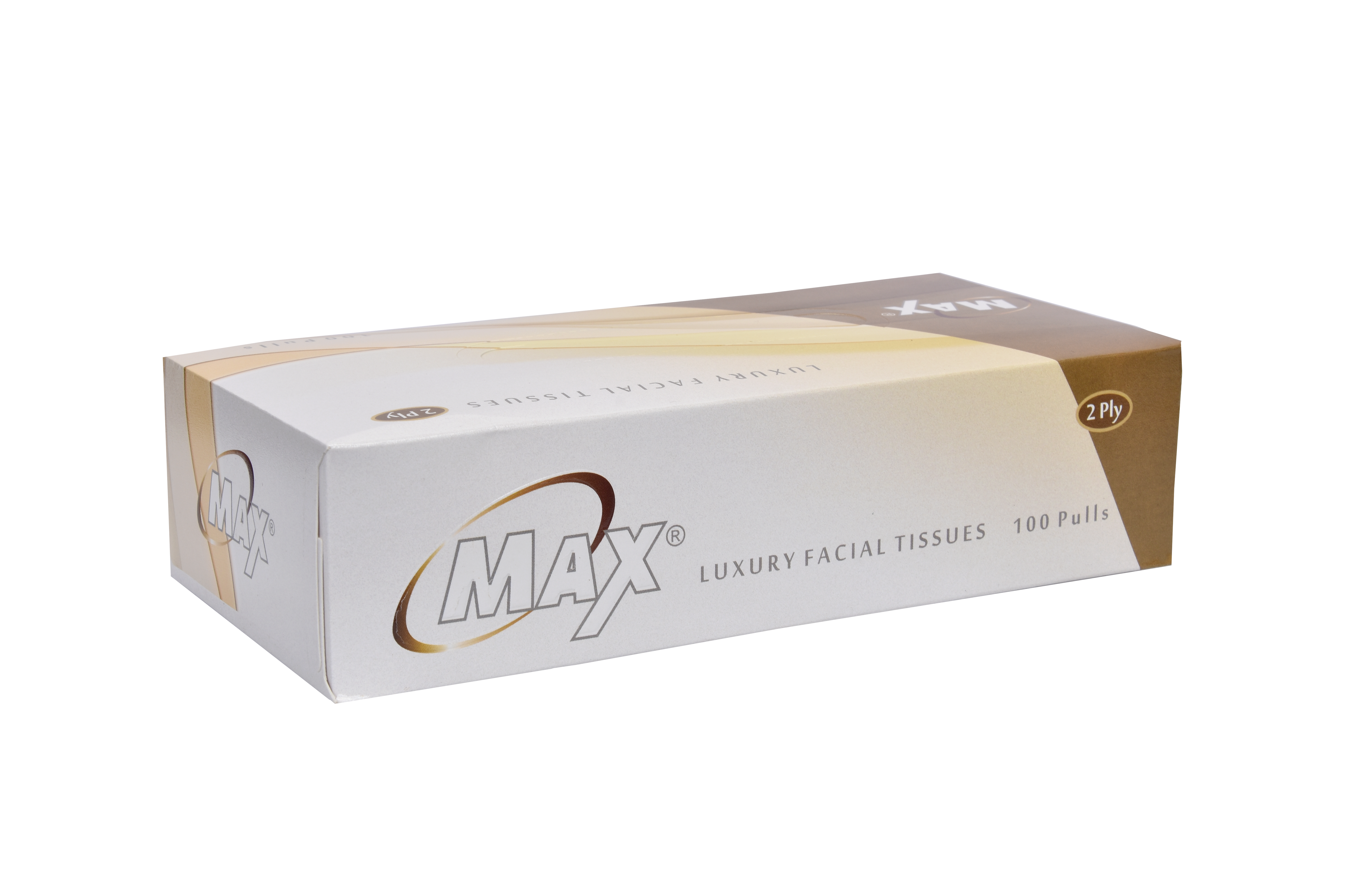 Max Facial Tissue Multi-Colour - 100 Pulls | Virgin Facial Tissue Box | Pack of 12