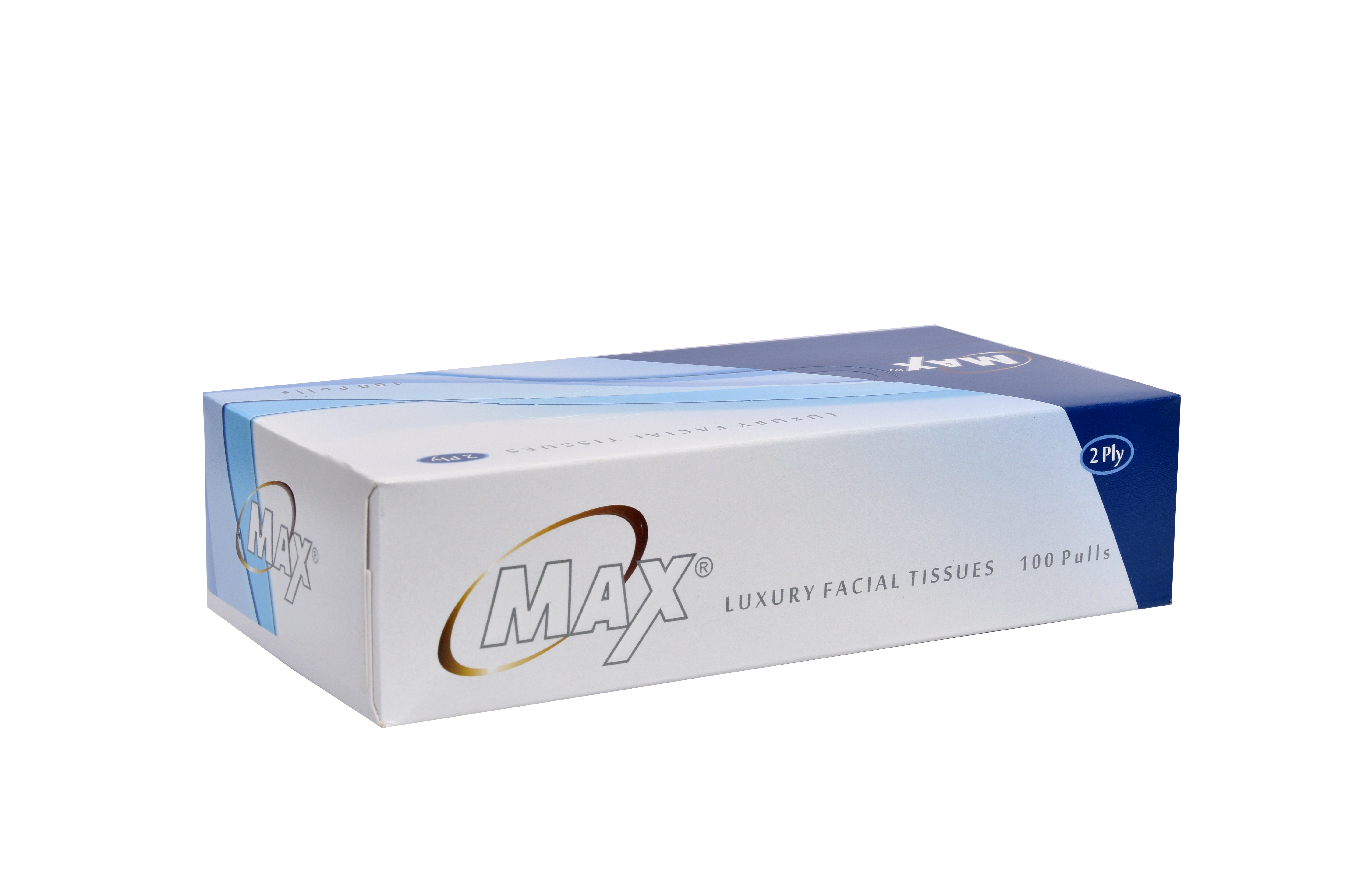 Max Facial Tissue Multi-Colour - 100 Pulls | Virgin Facial Tissue Box | Pack of 12