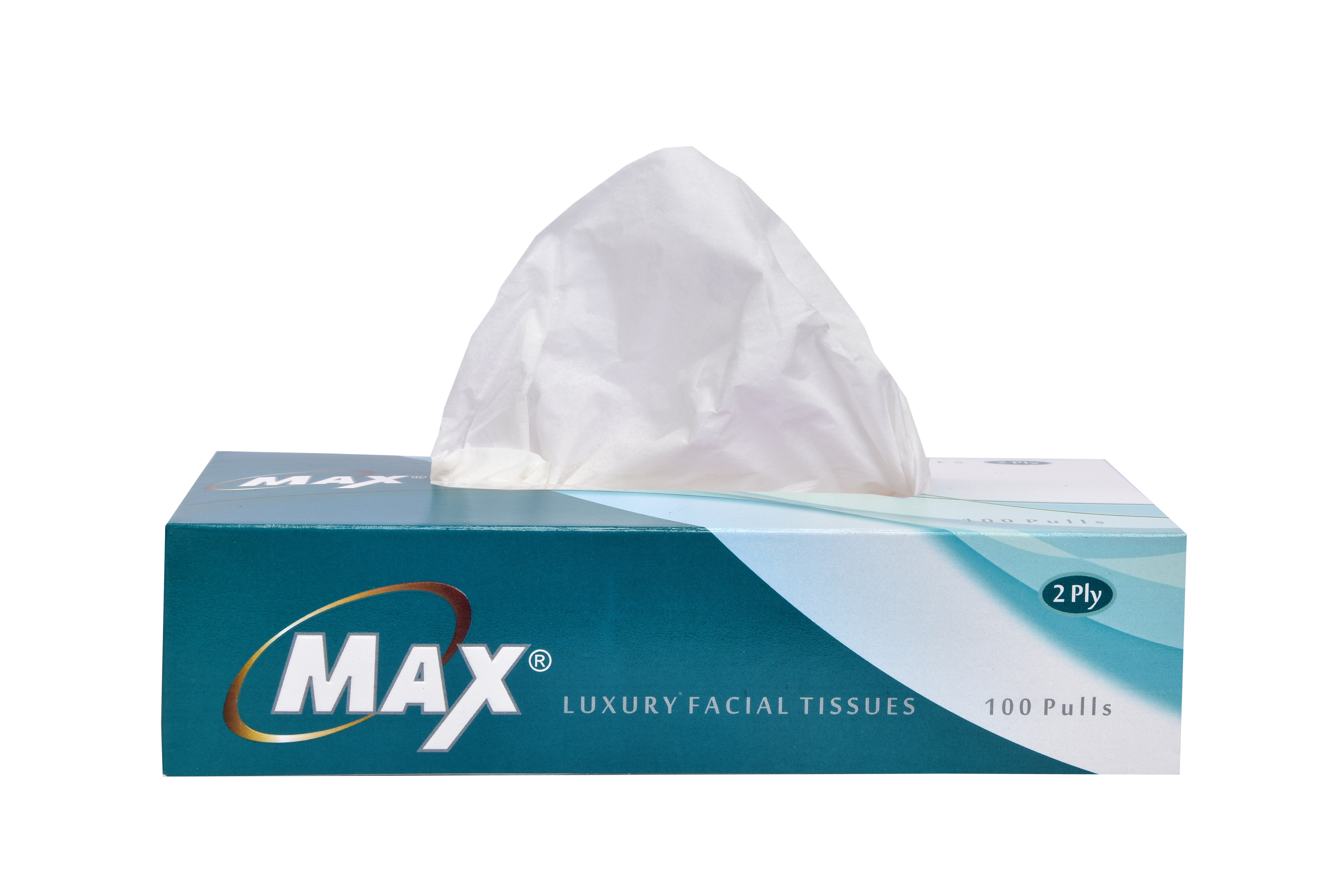 Max Facial Tissue Multi-Colour - 100 Pulls | Virgin Facial Tissue Box | Pack of 12